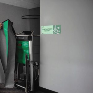 Exitmaster Evacuation Chair Wall Sign